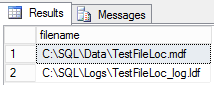 Default DB File Locations 5